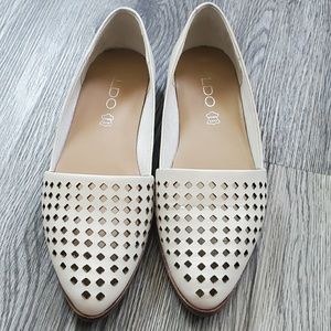 Aldo Beige & Cream Flats